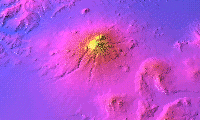 Digital Elevation Model of Mount Shasta